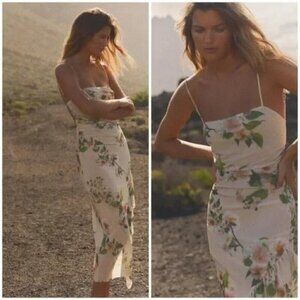 Zara Floral Print Ruffled Mini Dress NWT Blogger Fav Size Medium